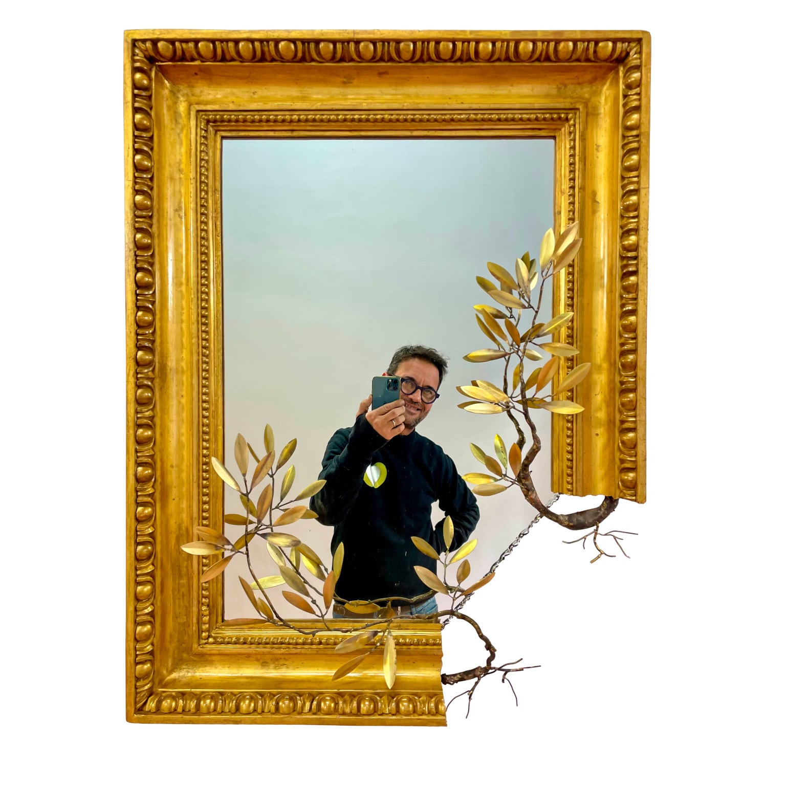 REBIRTH <br> Specchiera pezzo unico <br> by Giampiero Romanò - immagine 8
