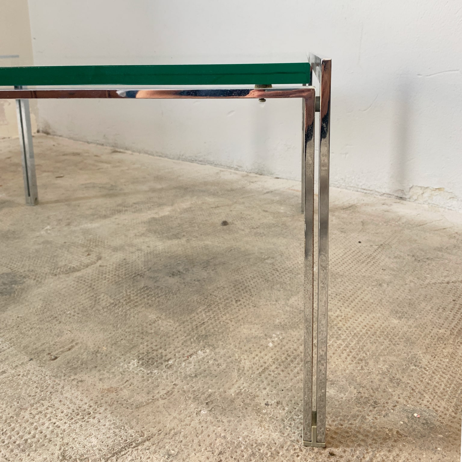 Ross Littell per ICF <br> Tavolino quadrato mod. Luar anni 70 - immagine 5