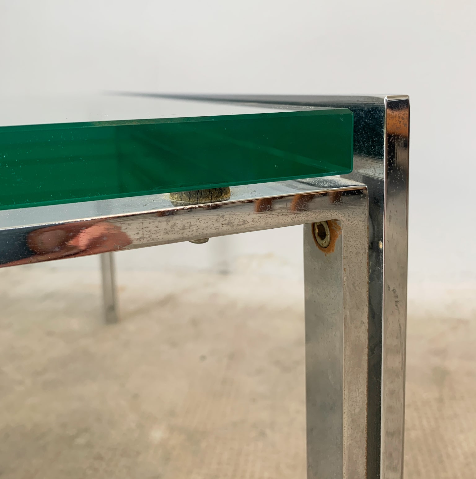 Ross Littell per ICF <br> Tavolino quadrato mod. Luar anni 70 - immagine 6
