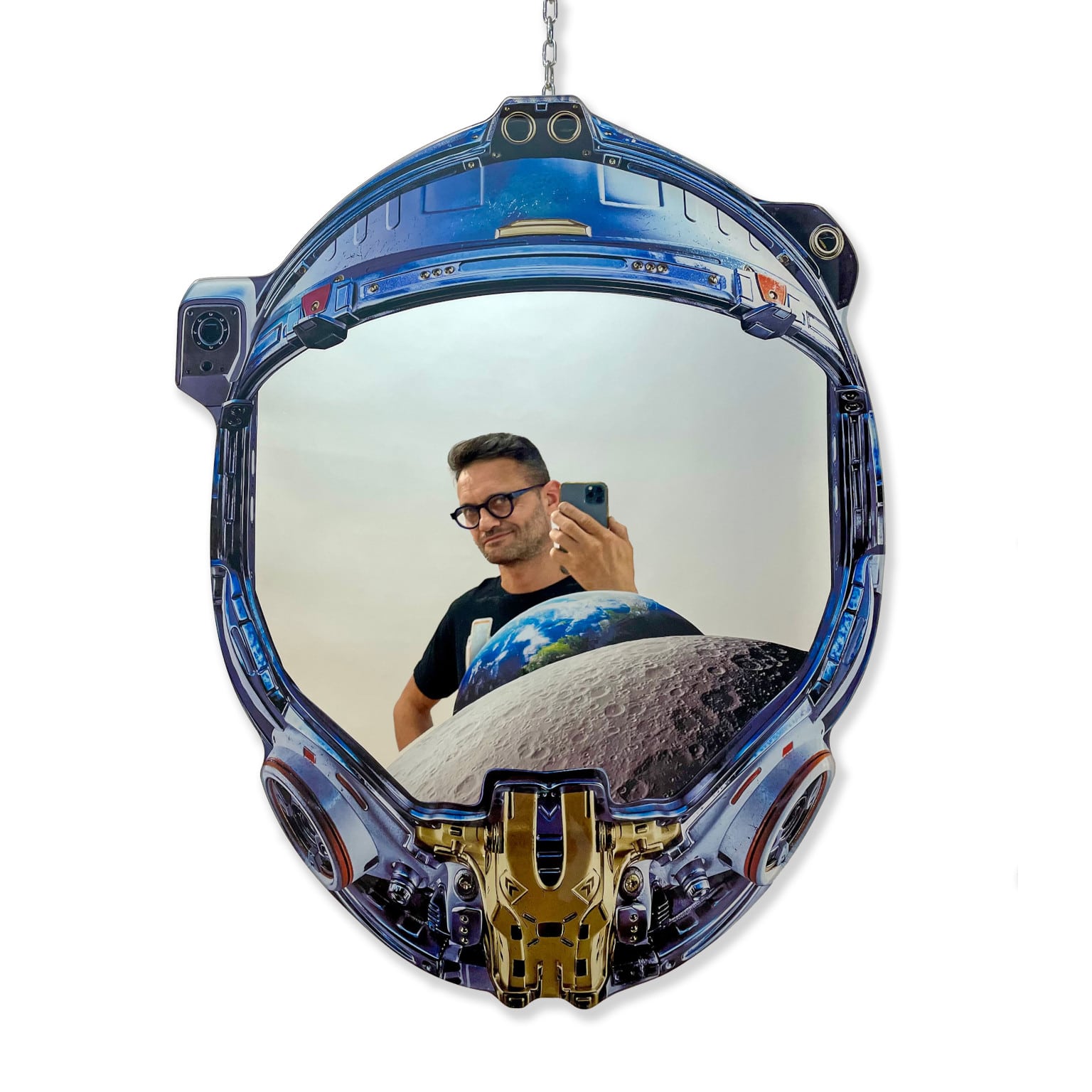 Giampiero Romanò <br> Specchio "Space Cowboy 2.0"<br> Limited edition - immagine 3