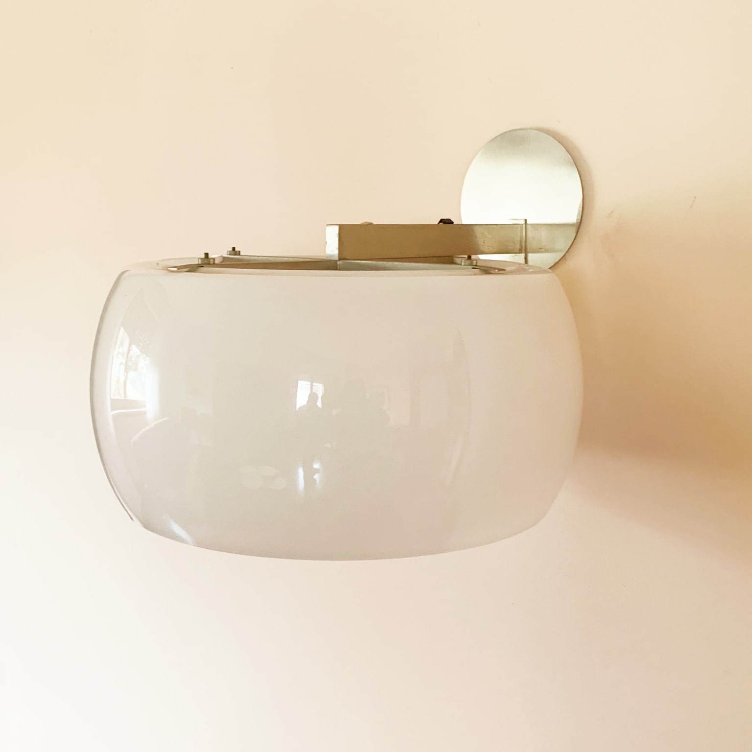 Vico Magistretti per Artemide <br> Lampada da parete mod. Clinio anni 70 - immagine 7