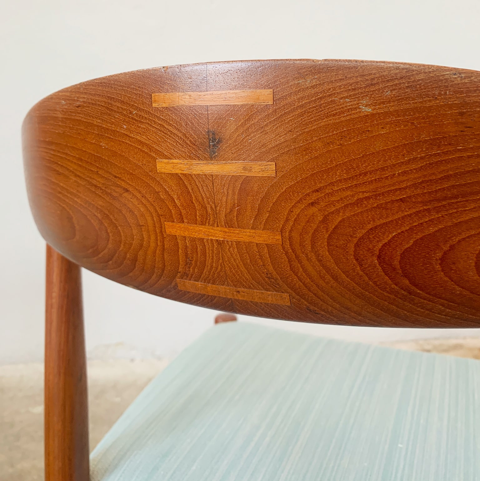 Knud Andersen per JCA Jensen <br> Gruppo di 5 sedie in teak, 1960 - immagine 8