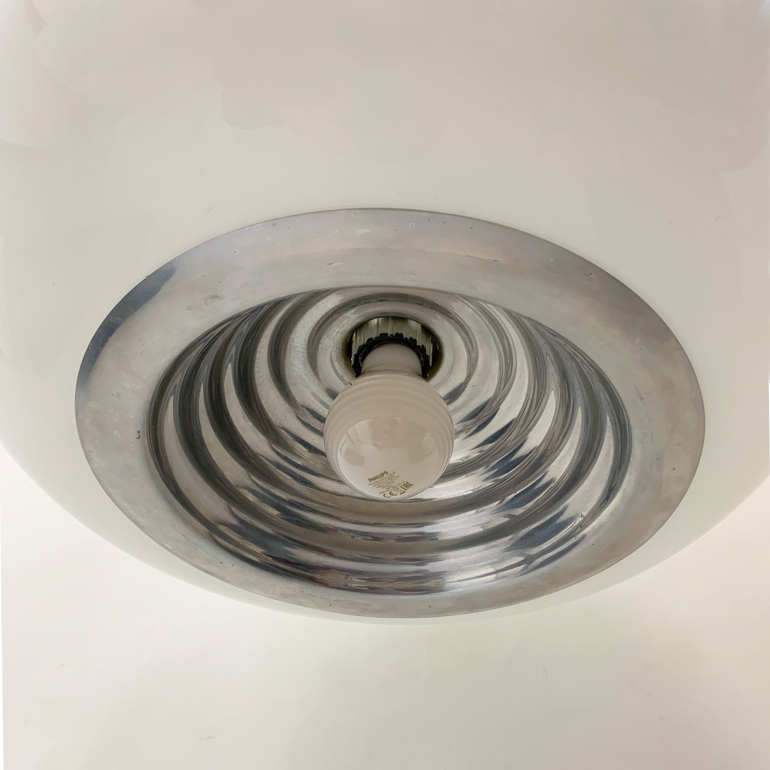 Achille e Piergiacomo Castiglioni per Flos <br> Lampada a sospensione mod. Black & White, 1965 - immagine 5