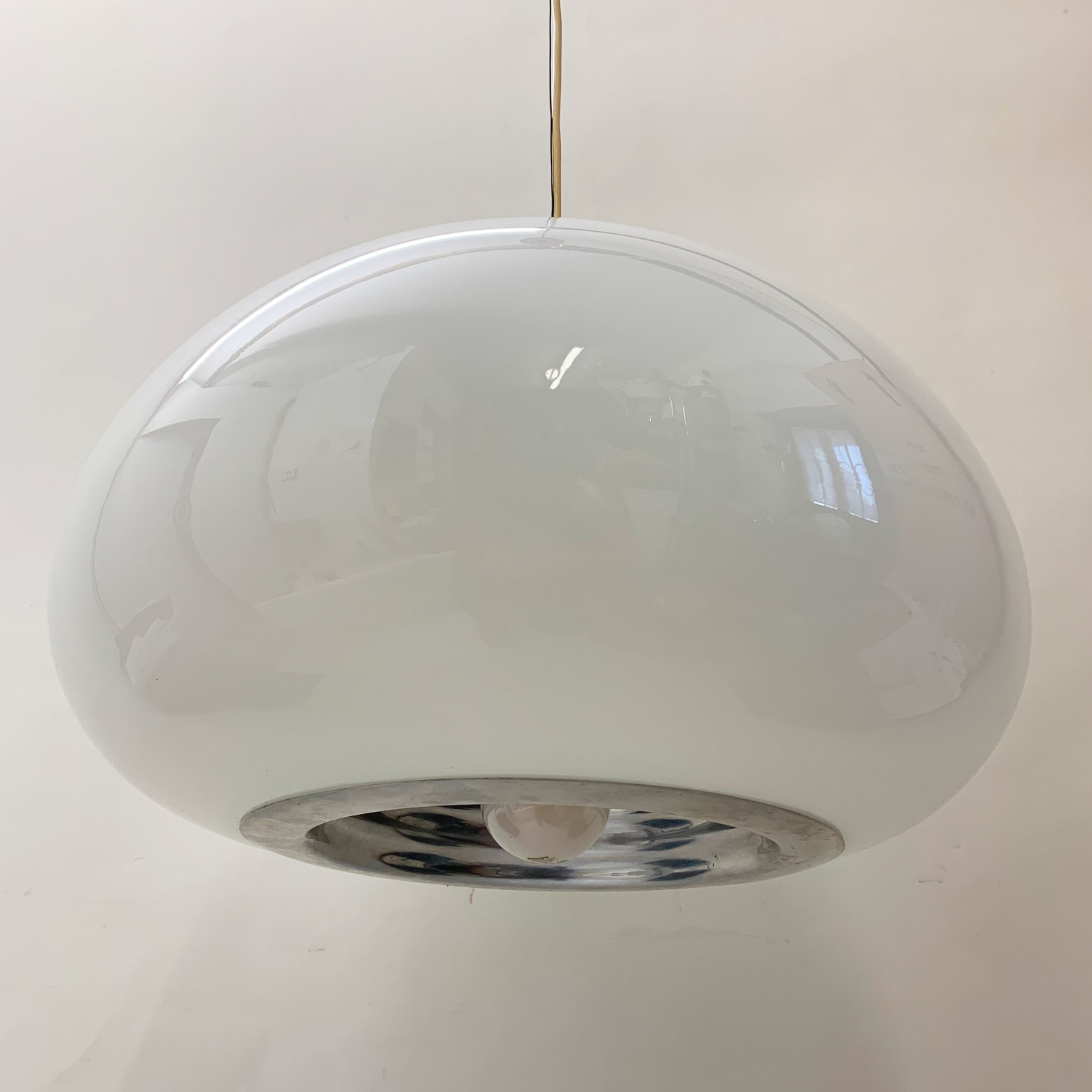Achille e Piergiacomo Castiglioni per Flos <br> Lampada a sospensione mod. Black & White, 1965 - immagine 6