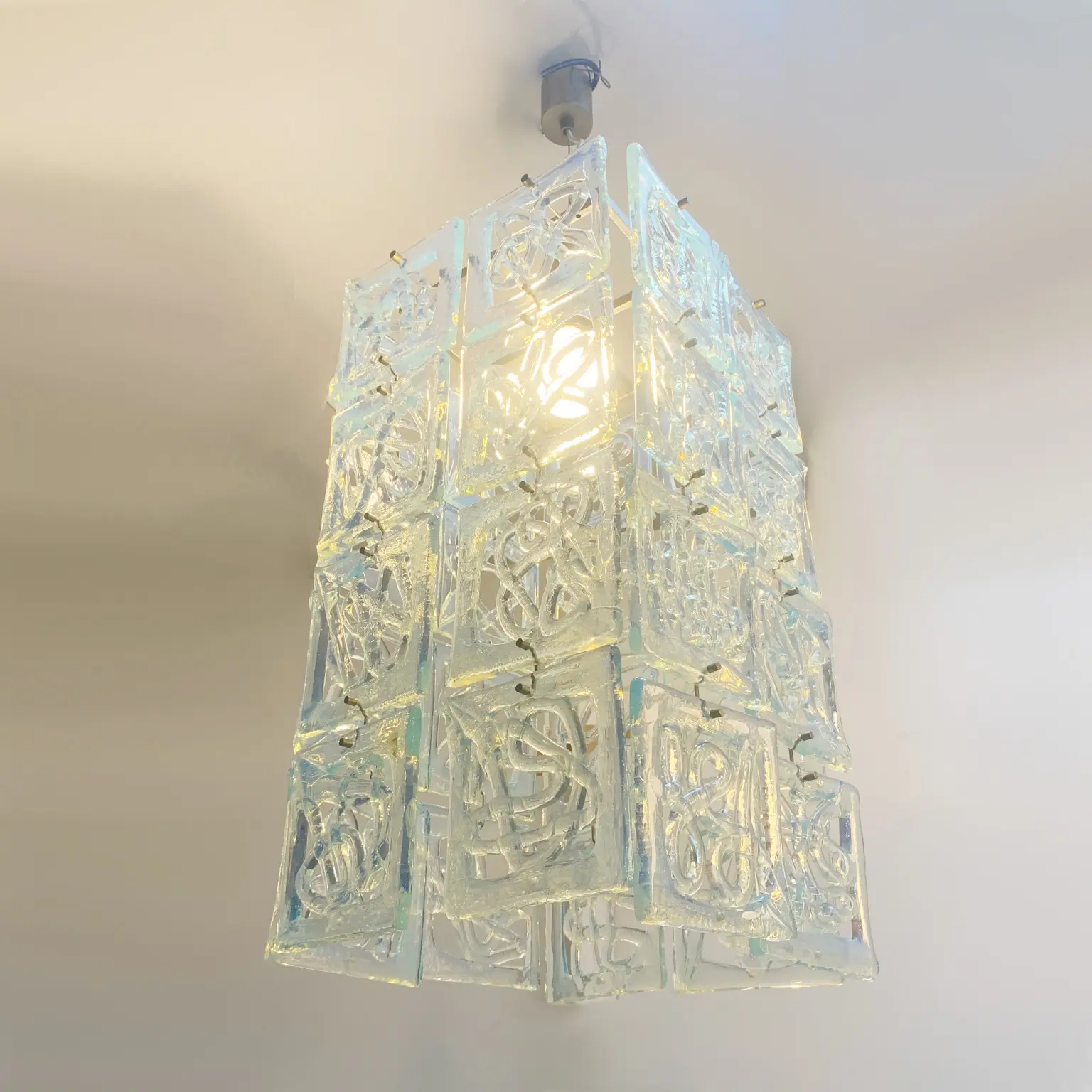 Mazzega <br> Lampada a sospensione anni 70 - immagine 4