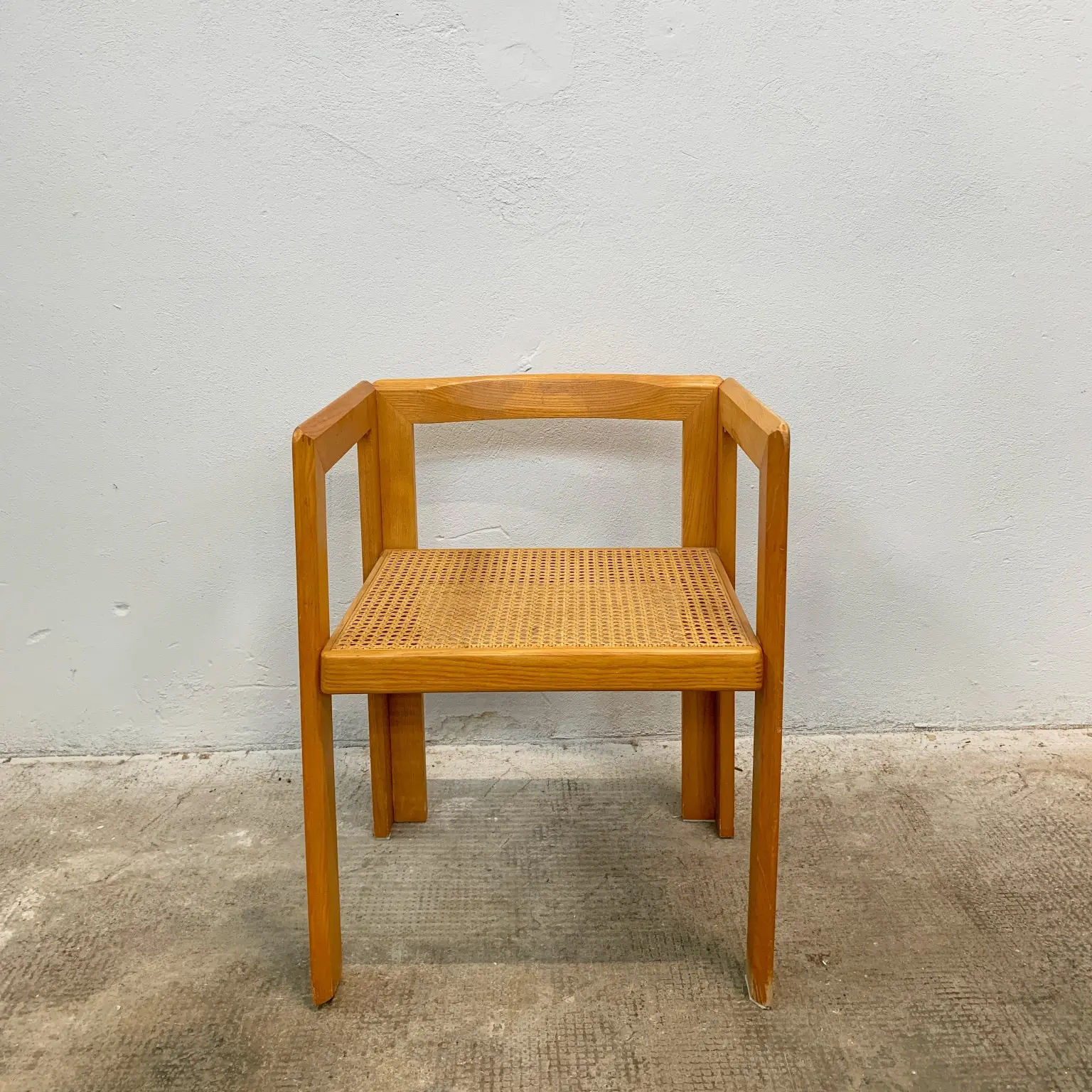 Derk Jan De Vries per Maisa <br> Gruppo di 4 sedie in legno di rovere, anni 70 - immagine 8