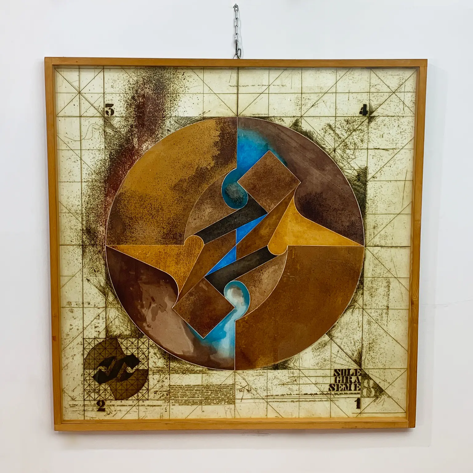Giò Pomodoro <br> Acquatinta SOLE, 1973