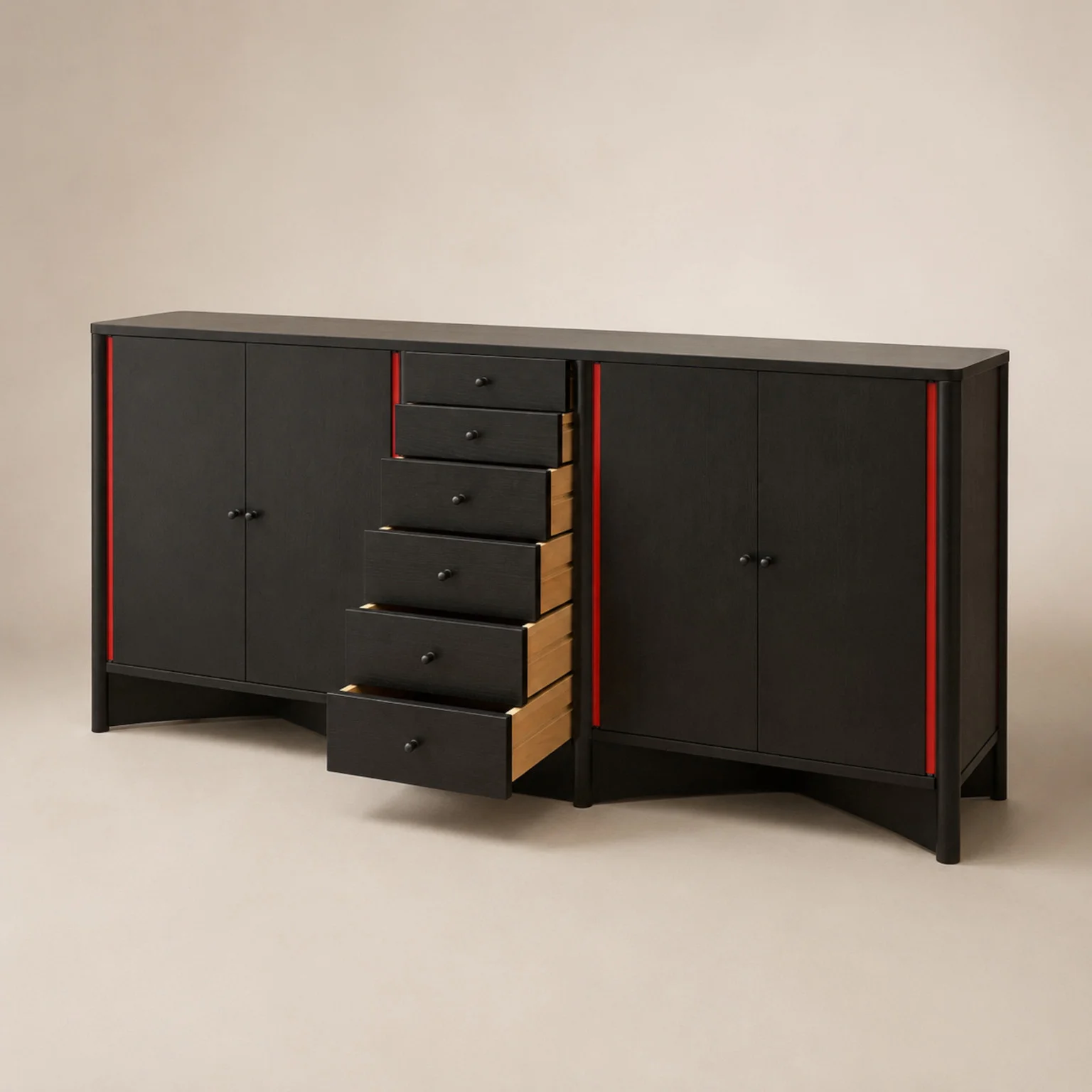 Piero De Martini per Cassina <br> Sideboard mod. Brera, 1982 - immagine 5